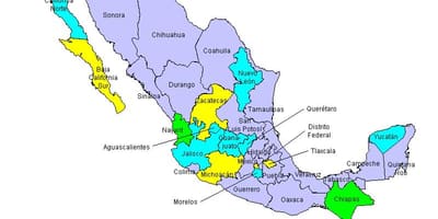 نقشه Mexicos متحده