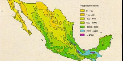 نقشه آب و هوا برای مکزیک
