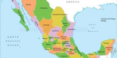 نقشه متحده مکزیک