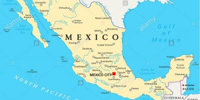 مکزیک, نقشه شهرهای
