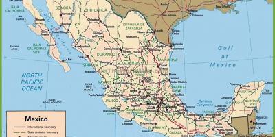 مکزیک در نقشه
